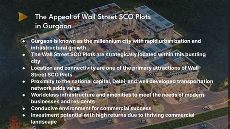 Ppt Wal Street Sco Plots Gurgaon Powerpoint Presentation Free