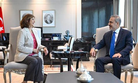 Turkish Foreign Minister Fidan Receives Holguin In Ankara Full Cyprus