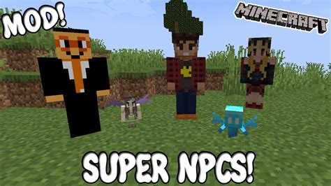 SUPER NPCS Minecraft 1 19 2 MOD EASY NPC YouTube