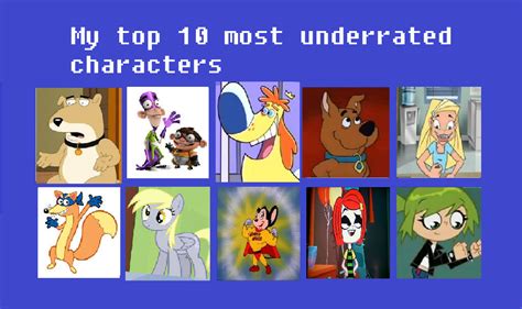 top  favorite underrated characters  cartoonstar  deviantart