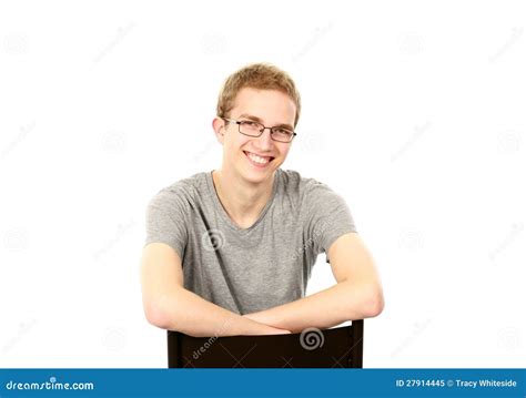 De Tienerjongen Van De Blonde Stock Afbeelding Image Of Haar Portret