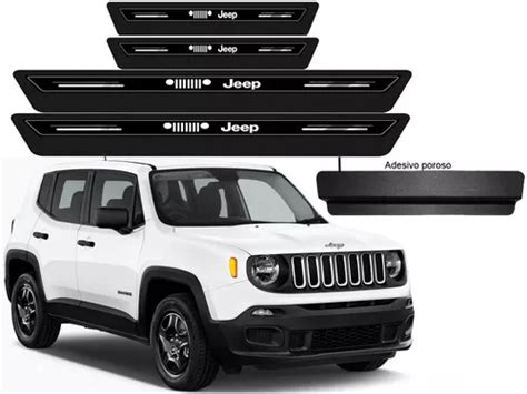 Soleira Platinum Preto Ou Prata Jeep Renegade 2016 2019 Parcelamento