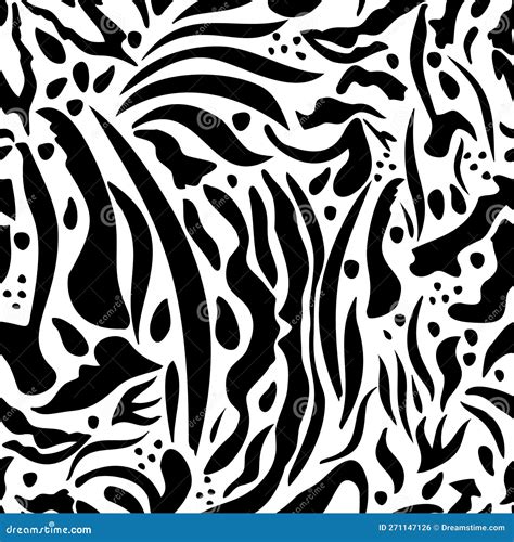 White Tiger Fur Pattern