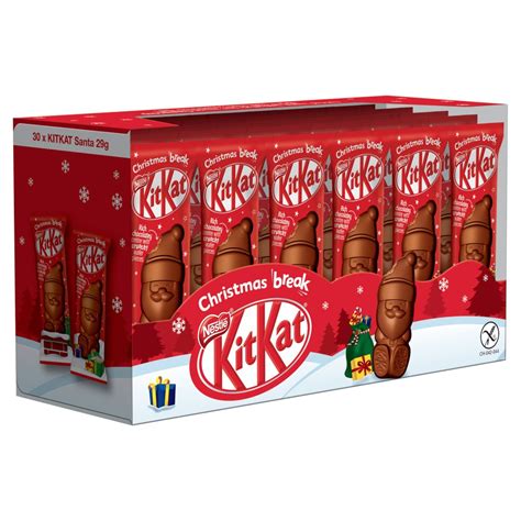 Kit Kat Santa Milk Chocolate Christmas Figure G Bb Foodservice