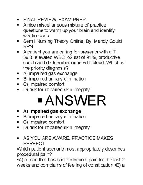 Driver Ed Answers Key 7