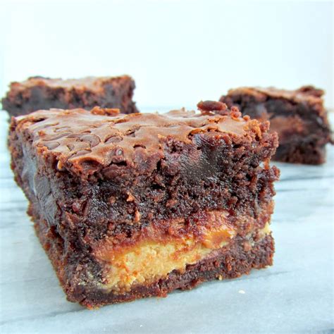 Six Ingredient Peanut Butter Snickers Brownies A Bajillian Recipes