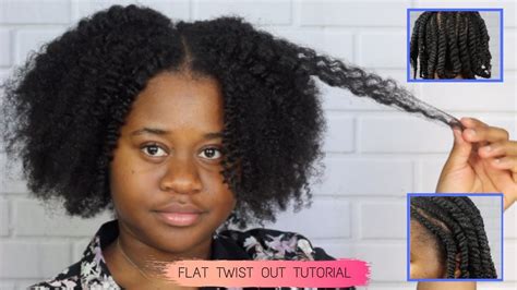 Natural Hair Tuto Flat Twist Out Sur Cheveux B C Youtube