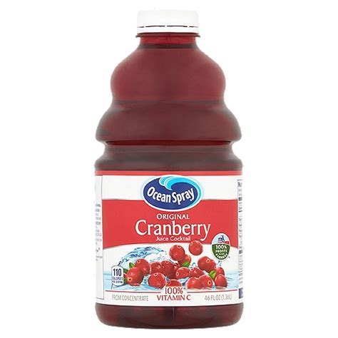 Ocean Spray Original Cranberry Juice Cocktail 46 Fl Oz Shoprite