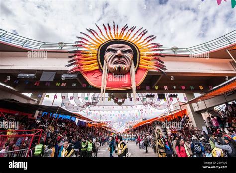 General view Oruro Carnival, Bolivia Stock Photo - Alamy