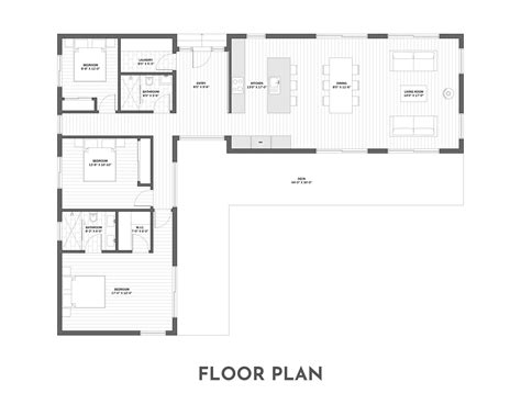 l shape house floor plan 1