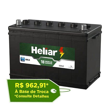 Bateria Heliar 90Ah HL90LD HL90LE Original De Montadora Reis B