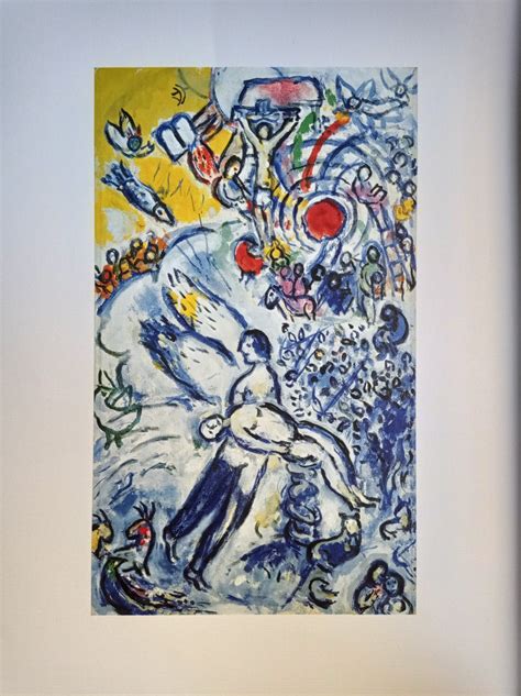 Marc Chagall Création De Lhomme Lithographie 1986 En Vente Sur Pamono