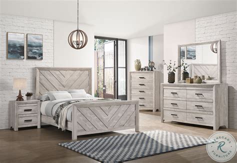 Keely White Queen Panel Bed From Picket House Furnishings | Coleman Furniture