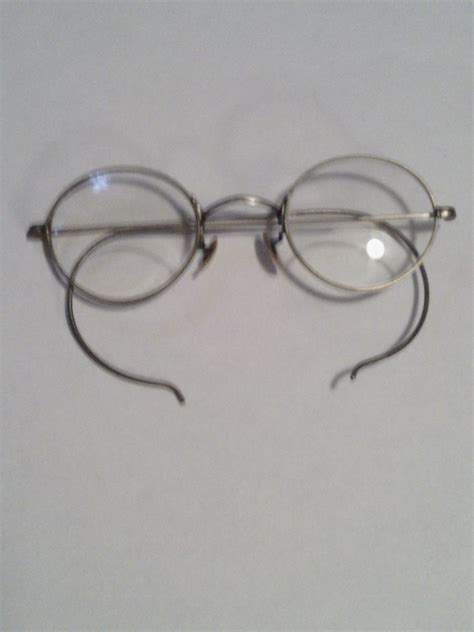 old fashion eyeglasses with byfocals | Collectors Weekly