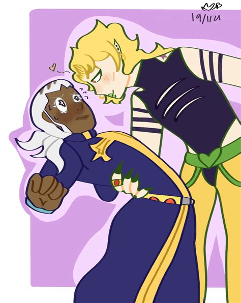 More cartoony artstyle with Dio and Pucci (oc) : r/wholesomejojo