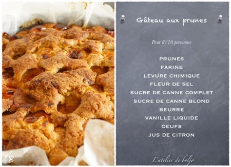 gateau aux prunes latelier de boljo