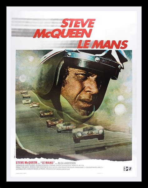 Le Mans Cinemasterpieces Lemans Steve Mcqueen Auto Racing Garage