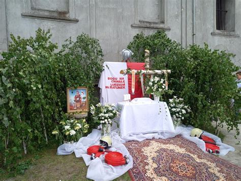 Stra Acy Z Osp W Powiecie Radomszcza Skim Przygotowali O Tarze Na Bo E