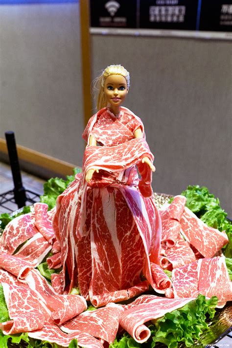 Meet Hot Pot Meat Barbie Barbie In A Meat Dress Foodgressing