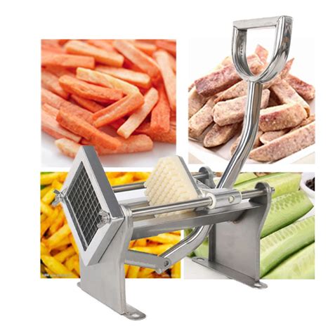 Manual Potato Cutter Wall Mounted French Fries Chips Cutter Slicer With