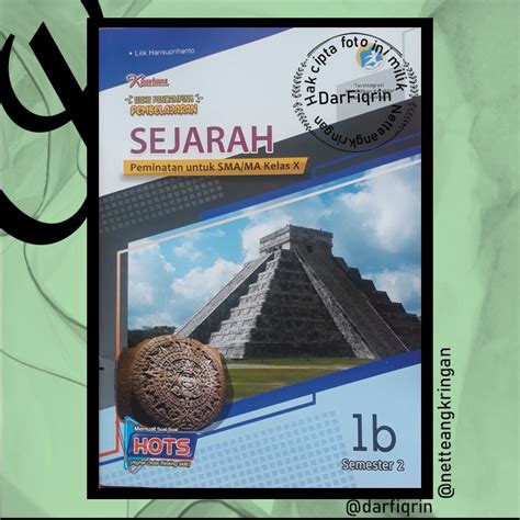 Jual LKS Sejarah Peminatan Kelas 10 11 Semester 2 SMA MA K13 Rev 2018