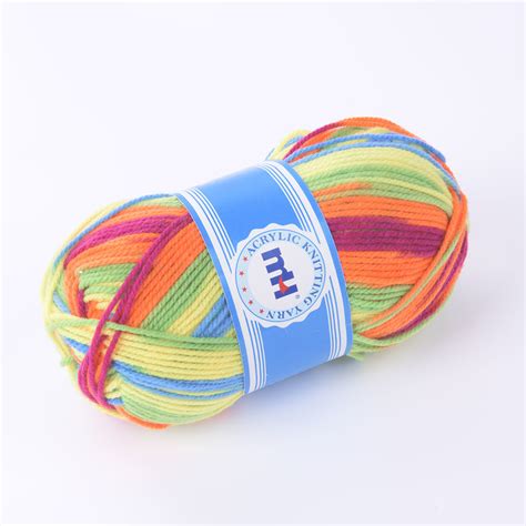 S G Ball Multicolor Acrylic Knitting Crochet Yarn For Sweater