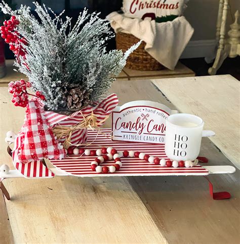 Diy Dollar Tree Sled Riser Create Make Decorate With Nikki