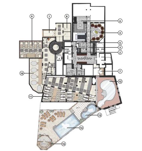 5 Star Hotel Lobby Floor Plan