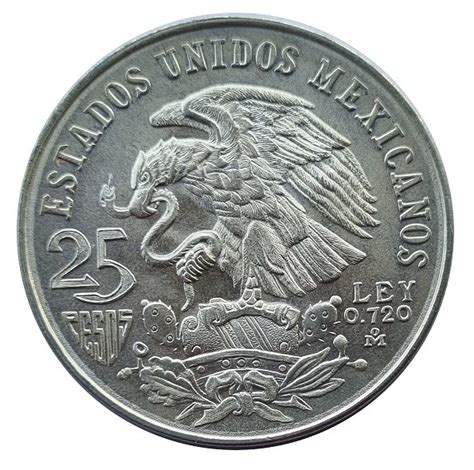 Mexico 25 Pesos Silbermünze Olympiade 1968 22 5 gr 720 1000 Silber