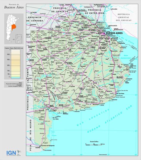 Mapa De La Provincia De Buenos Aires