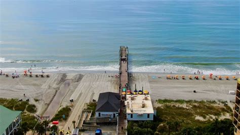 Surfside Pier Drone Footage Surfside Beach Sc Youtube