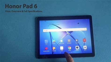 Honor Pad 6 Price, Overview & Full Specifications - YouTube