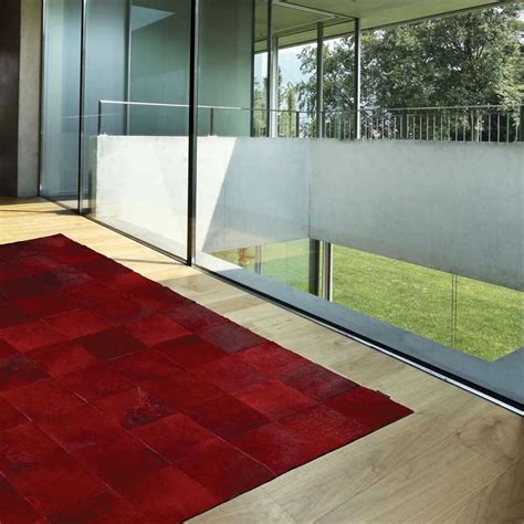 Tapis De Luxe Contemporain Rouge Starless Par Angelo