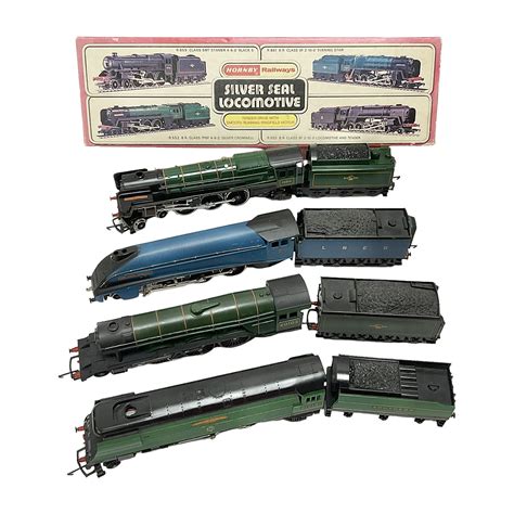 Hornby Tri Ang Gauge Four Locomotives And Tenders Comprising