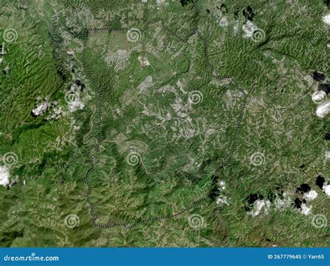 Morovis Puerto Rico High Res Satellite No Legend Stock Illustration