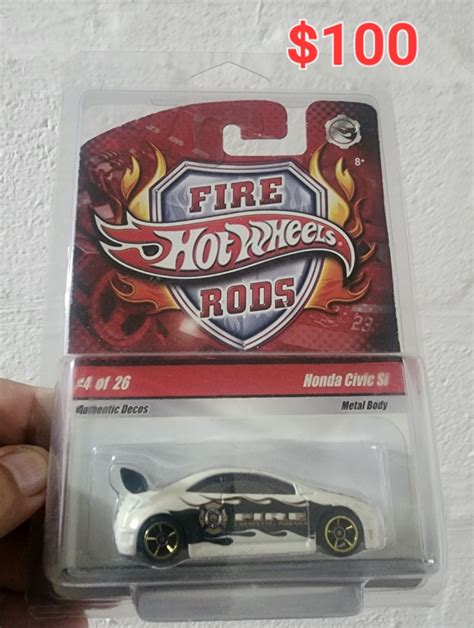 Hot Wheels Fire Rods Honda Civic SI Hobbies Toys Toys Games On Carousell