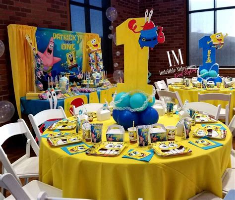 Spongebob Birthday Party Ideas Photo 2 of 4 Spongebob birthday