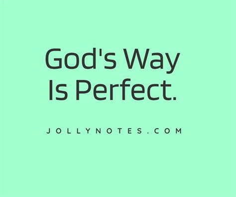 God’s Way Is Perfect: Encouraging Bible Verses & Scripture Quotes ...