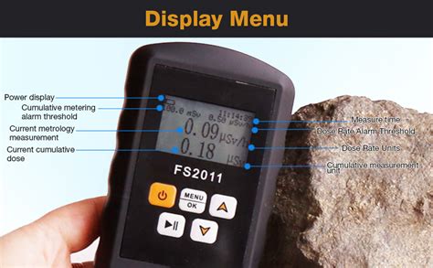 FS2011 Nuclear Radiation Detector β γ χ Ray Gamma Radiation Survey