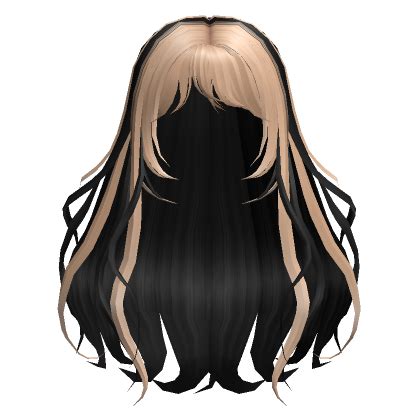 Harajuku Flowy Hair Blonde And Black Roblox