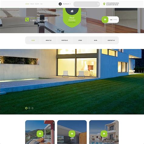 Bootstrap Real Estate Template