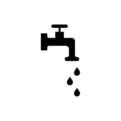 Water Tap Vector Icon Isolated On White Background 40554820 Vector Art