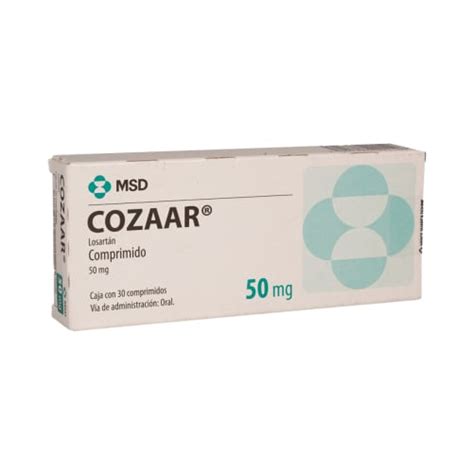 Compra Cozaar losartán 50 mg con 30 comprimidos en Prixz