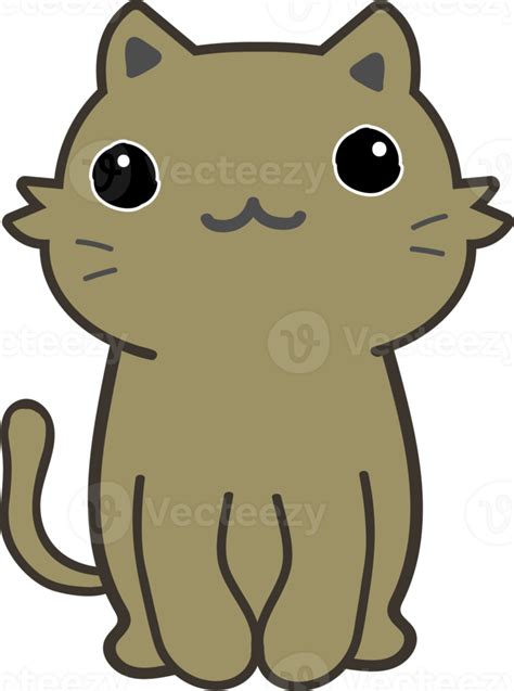 Cute Cat Cartoon Kitty 8484037 Png