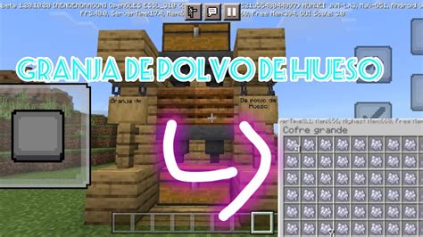 Como Hacer Una Granja De Polvo De Hueso En Minecraft Bedrock Muy