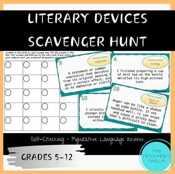 Figurative Language Scavenger Hunt