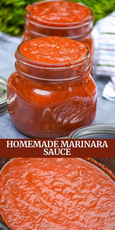 Easy Homemade Marinara Sauce Artofit