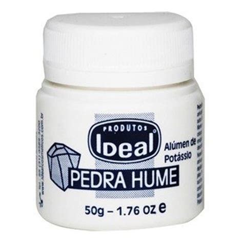 Pedra Hume Ideal Alúmen De Potássio Pote 50g Shopee Brasil