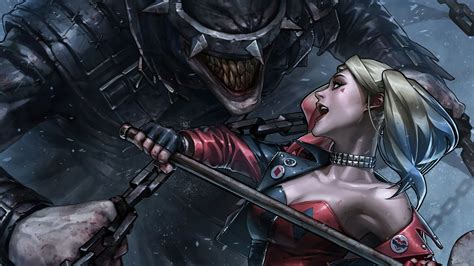 Batman Who Laughs Vs Harley Quinn