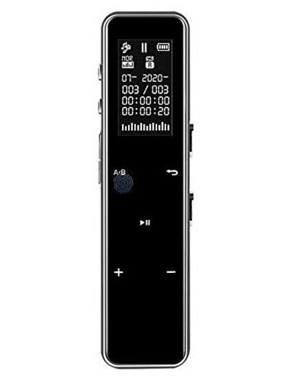 Getuscart Voice Recorder Digital Voice Recorder 32g Touch Screen Voice Activated Recorder For